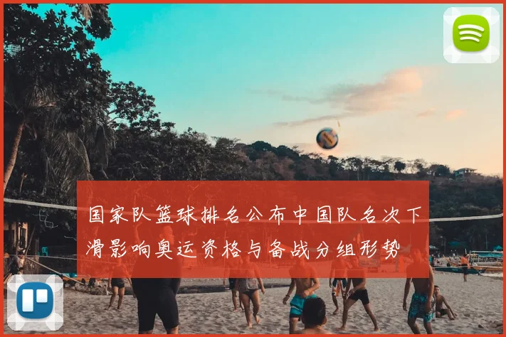 国家队篮球排名公布中国队名次下滑影响奥运资格与备战分组形势